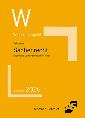 Veltmann |  Sachenrecht | Buch |  Sack Fachmedien