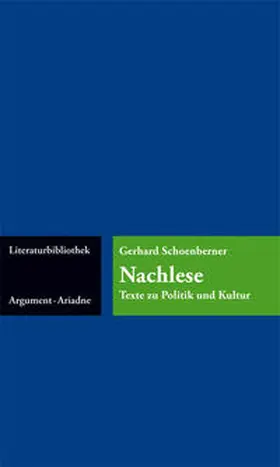 Schoenberner |  Nachlese | Buch |  Sack Fachmedien