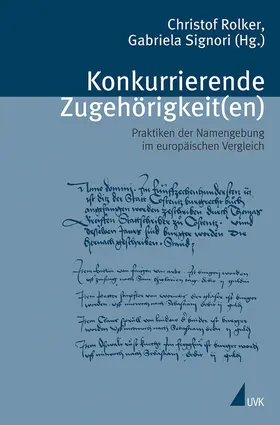 Rolker / Signori |  Konkurrierende Zugehörigkeit(en) | Buch |  Sack Fachmedien