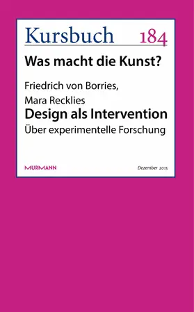 von Borries / Recklies |  Design als Intervention | eBook | Sack Fachmedien
