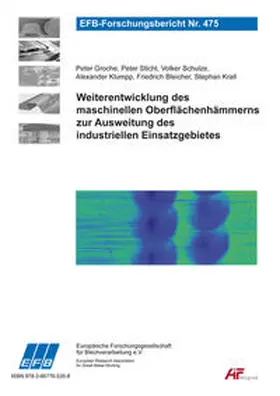 Groche / Sticht / Schulze |  Weiterentwicklung des maschinellen Oberflächenhämmerns zur Ausweitung des industriellen Einsatzgebietes | Buch |  Sack Fachmedien