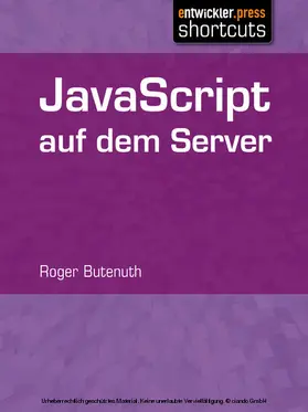 Butenuth |  JavaScript auf dem Server | eBook | Sack Fachmedien