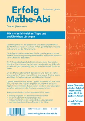 Gruber / Neumann |  Erfolg im Mathe-Abi 2017 Sachsen-Anhalt Basiswissen | Buch |  Sack Fachmedien