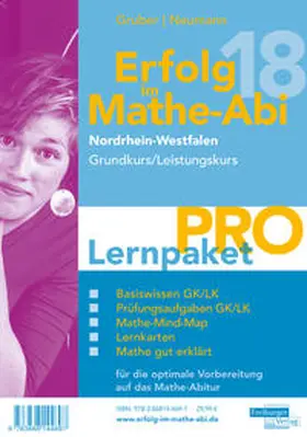 Gruber / Neumann |  Erfolg im Mathe-Abi 2018 NRW Lernpaket 'Pro' Grund- und Leistungskurs | Buch |  Sack Fachmedien