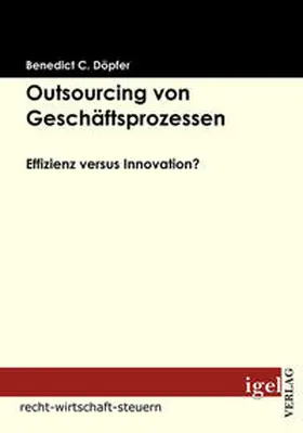 Döpfer |  Outsourcing von Geschäftsprozessen | Buch |  Sack Fachmedien