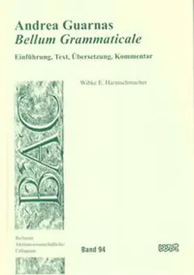Harnischmacher |  Andrea Guarnas 'Bellum Grammaticale' | Buch |  Sack Fachmedien
