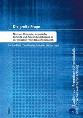 Doff / Giesler / Tödter |  Die große Frage | Buch |  Sack Fachmedien