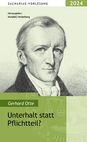 NotaReG, Heidelberg / Otte |  Zachariae-Vorlesung 2024 | Buch |  Sack Fachmedien