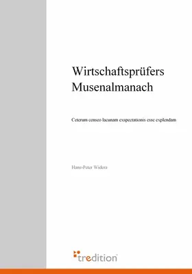 Widera | Wirtschaftsprüfers Musenalmanach | Buch | 978-3-86850-502-3 | sack.de