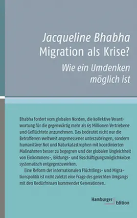 Bhabha |  Migration als Krise? | Buch |  Sack Fachmedien