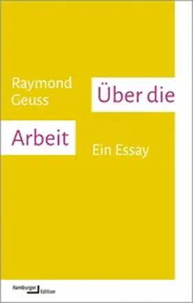 Geuss | Über die Arbeit | E-Book | www2.sack.de