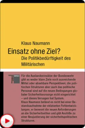 Naumann | Einsatz ohne Ziel? | E-Book | sack.de