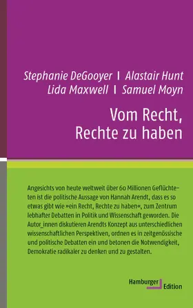 DeGooyer / Hunt / Maxwell | Vom Recht, Rechte zu haben | E-Book | sack.de