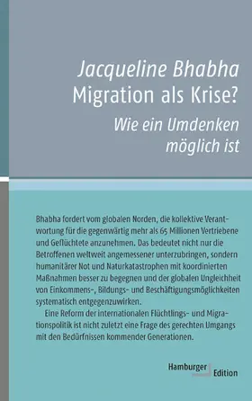 Bhabha |  Migration als Krise? | eBook | Sack Fachmedien