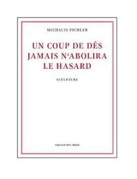 Pichler |  Un Coup de Dés Jamais N'Abolira Le Hasard | Buch |  Sack Fachmedien