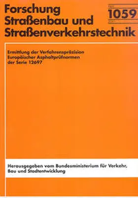 Renken / Büchler |  Ermittlung der Verfahrenspräzision Europäischer Asphaltprüfnormen der Serie 12697 | Buch |  Sack Fachmedien