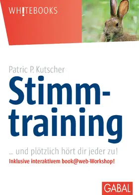 Kutscher |  Stimmtraining | Buch |  Sack Fachmedien