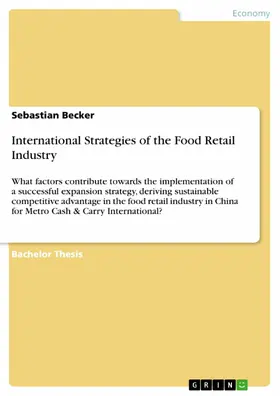 Becker |  International Strategies of the Food Retail Industry | eBook | Sack Fachmedien
