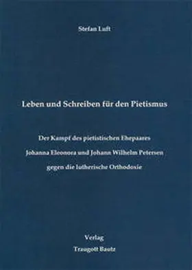 Luft |  Leben und Schreiben für den Pietismus | eBook | Sack Fachmedien