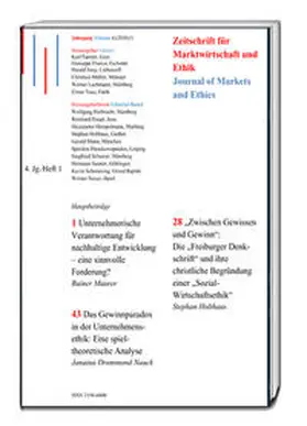 Maurer / Holthaus / Drummond Nauck |  Unternehmerische Verantwortung für nachhaltige Entwicklung – eine sinnvolle Forderung? „Zwischen Gewissen und Gewinn“: Die „Freiburger Denkschrift“ und ihre christliche Begründung einer „Sozial-Wirtschaftsethik“ Das Gewinnparadox in der Unternehmensethik: | eBook | Sack Fachmedien