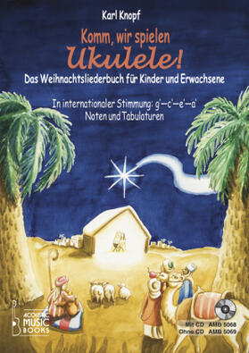 Knopf |  Komm, wir spielen Ukulele! Das Weihnachtsalbum für Kinder und Erwachsene. Mit CD | Buch |  Sack Fachmedien