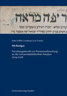Trzaska / Geißler / Geißler-Grünberg |  NS-Raubgut | Buch |  Sack Fachmedien
