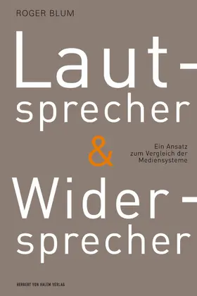 Blum |  Lautsprecher und Widersprecher | eBook | Sack Fachmedien