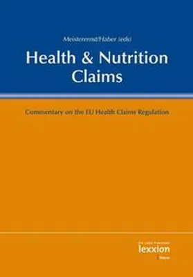 Meisterernst / Haber |  Health & Nutrition Claims | Buch |  Sack Fachmedien