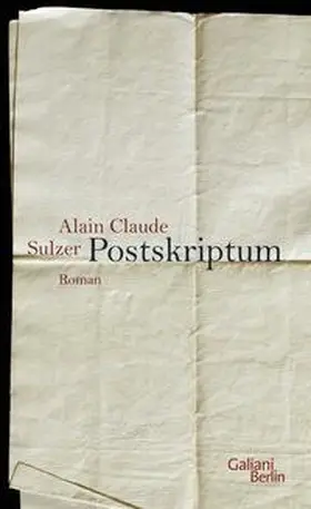 Sulzer | Postskriptum | Buch | 978-3-86971-115-7 | www2.sack.de