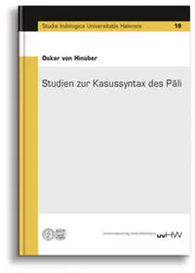 von Hinüber |  Studien zur Kasussyntax des Pali | Buch |  Sack Fachmedien
