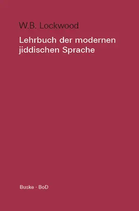 Lockwood |  Lehrbuch der modernen jiddischen Sprache | Buch |  Sack Fachmedien