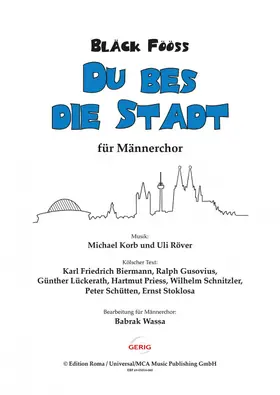  Du bes die Stadt | Sonstiges |  Sack Fachmedien