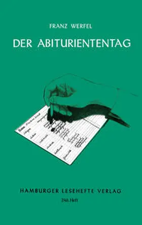 Werfel |  Der Abituriententag | Buch |  Sack Fachmedien