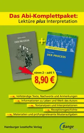 Kafka |  Der Prozess Kafka, F: Prozess - Das Abi-Komplettpaket: Lektüre plus Interpretation | Buch |  Sack Fachmedien