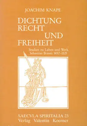 Knape |  Dichtung, Recht und Freiheit. | Buch |  Sack Fachmedien