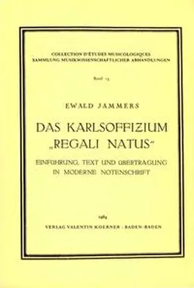 Jammers |  Das Karlsoffizium "Regali natus" | Buch |  Sack Fachmedien