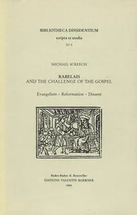 Screech |  Rabelais and the Challenge of the Gospel. | Buch |  Sack Fachmedien