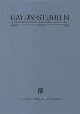 Horn / Croll / Feder |  Haydn-Studien. Veröffentlichungen des Joseph Haydn-Instituts, Köln. Band III, Heft 2, April 1974 | Buch |  Sack Fachmedien