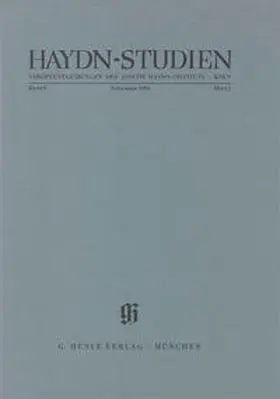 Staehelin / Gerlach / Wirth |  Haydn-Studien. Veröffentlichungen des Joseph Haydn-Instituts Köln. Band V, Heft 2, März 1982 | Buch |  Sack Fachmedien