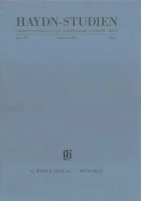 Aringer / Habla / Mahiet |  Haydn-Studien. Veröffentlichungen des Joseph Haydn-Instituts Köln. Band XXI Heft 1, Dezember 2014. | Buch |  Sack Fachmedien