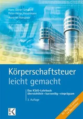 Warsönke / Schwind / Hauptmann |  Körperschaftsteuer - leicht gemacht | Buch |  Sack Fachmedien