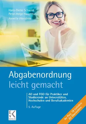 Schwind / Warsönke / Hauptmann |  Abgabenordnung – leicht gemacht. | eBook | Sack Fachmedien
