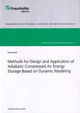 Wolf |  Methods for Design and Application of Adiabatic Conpressed Air Energy | Buch |  Sack Fachmedien