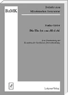 Güttler |  Die Ehe ist unauflöslich | Buch |  Sack Fachmedien