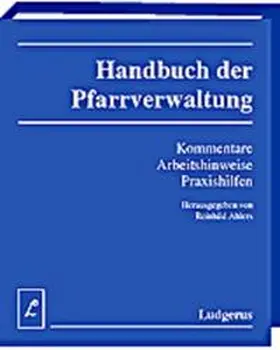 Ahlers |  Handbuch der Pfarrverwaltung | Loseblattwerk |  Sack Fachmedien