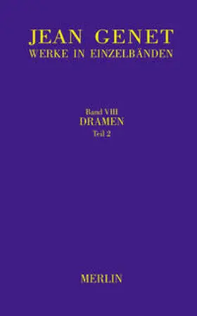 Genet |  Werkausgabe / Dramen, Teil 2 | Buch |  Sack Fachmedien