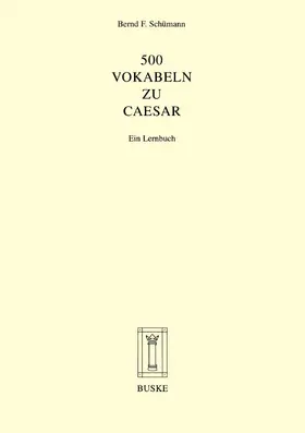 Schümann |  500 Vokabeln zu Caesar | Buch |  Sack Fachmedien