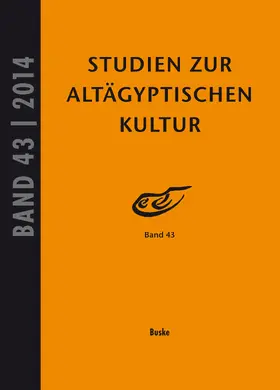 Kahl / Kloth |  Studien zur Altägyptischen Kultur Band 43 | Buch |  Sack Fachmedien