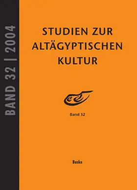 Altenmüller / Kloth |  Studien zur Altägyptischen Kultur Band 32 | eBook | Sack Fachmedien