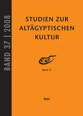 Altenmüller / Kloth |  Studien zur Altägyptischen Kultur Band 37 | eBook | Sack Fachmedien
